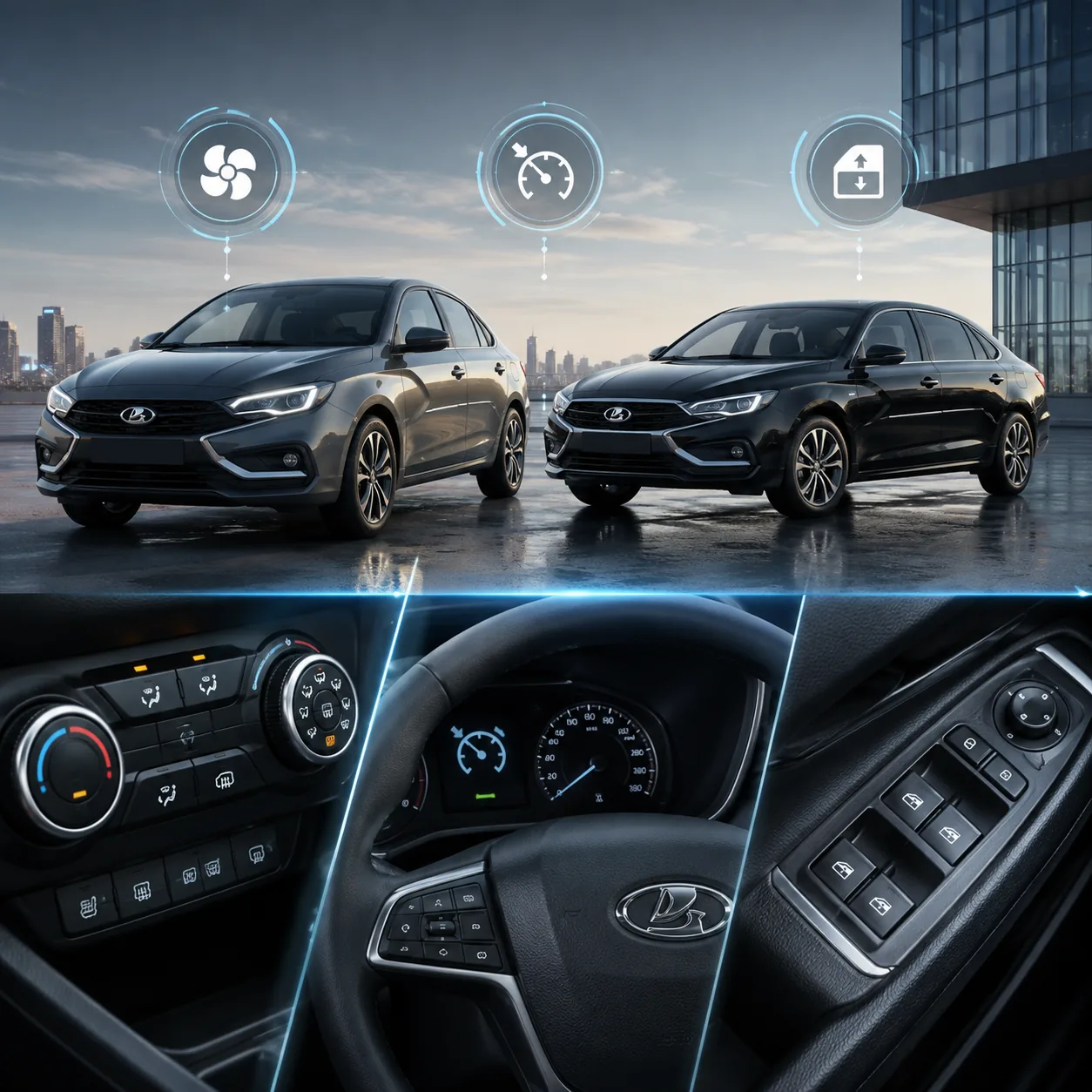 Скрытые опции Lada Vesta и Aura: климат, круиз и                       доводчики стёкол — статья о чип-тюнинге Lada VestaChip